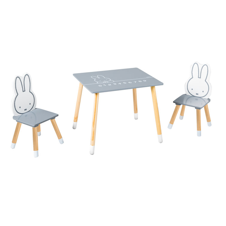 roba Miffy 3 Piece Children s Dining Set Reviews Wayfair